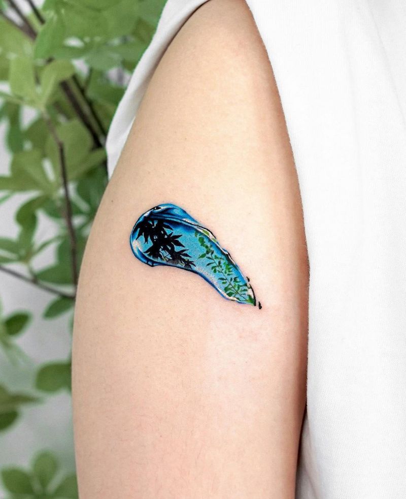 30 Elegant Brush Stroke Tattoos for Your Inspiration