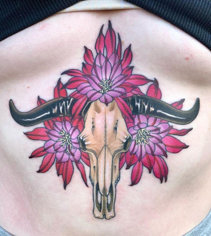 30 Unique Longhorn Tattoos to Inspire You