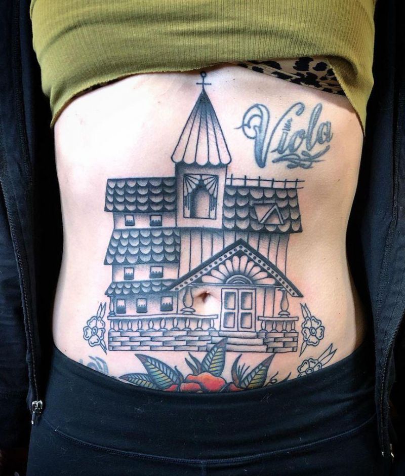 30 Great House Tattoos You Will Love