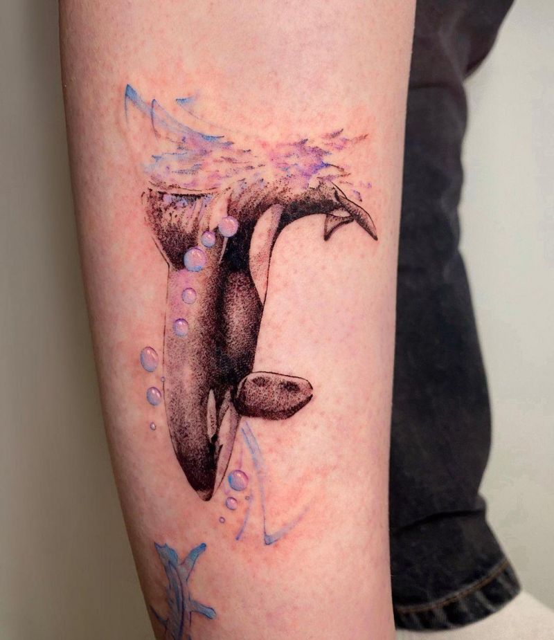 30 Unique Killer Whale Tattoos to Inspire You
