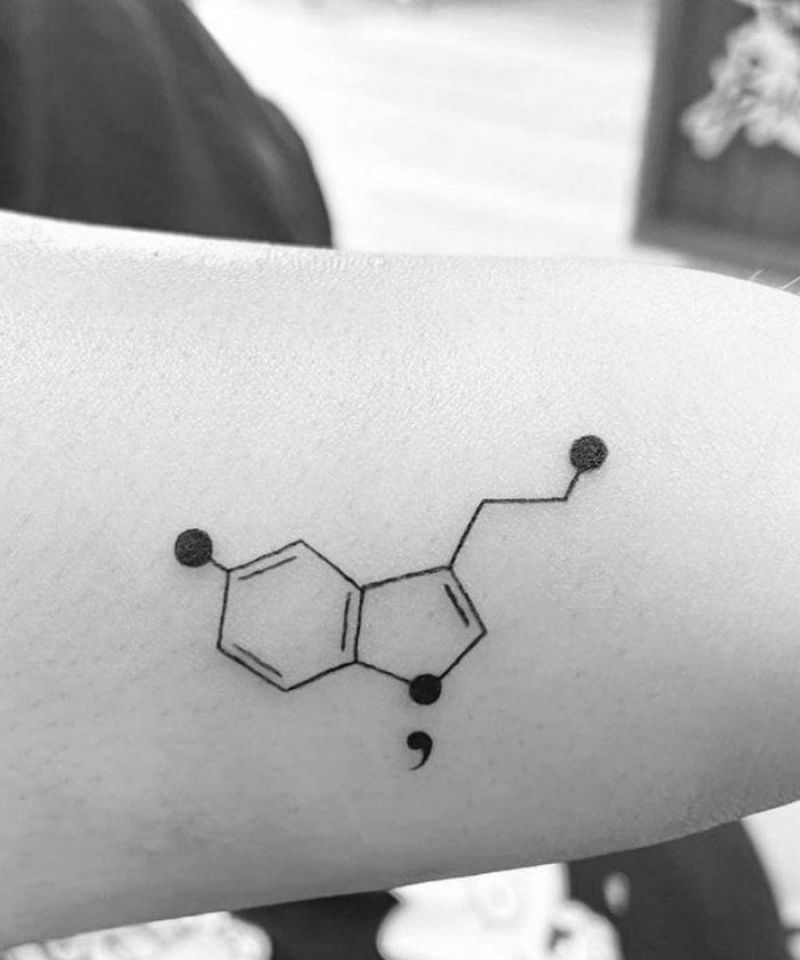 30 Elegant Serotonin Tattoos to Inspire You