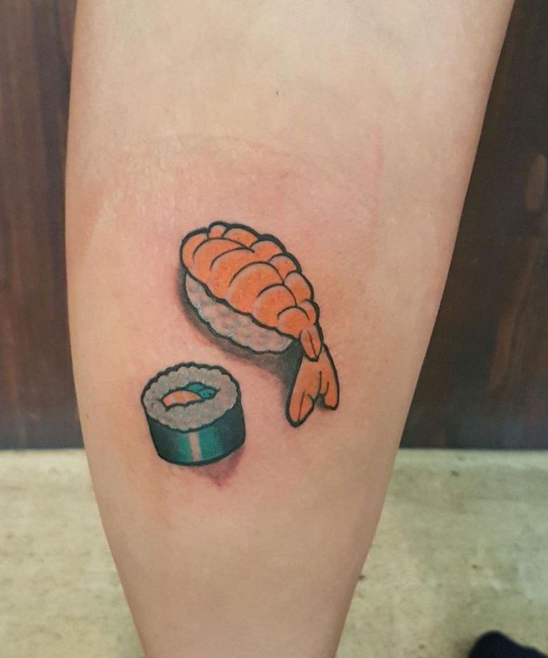 30 Great Sushi Tattoos You Can Copy