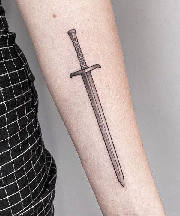30 Unique Excalibur Tattoos for Your Inspiration