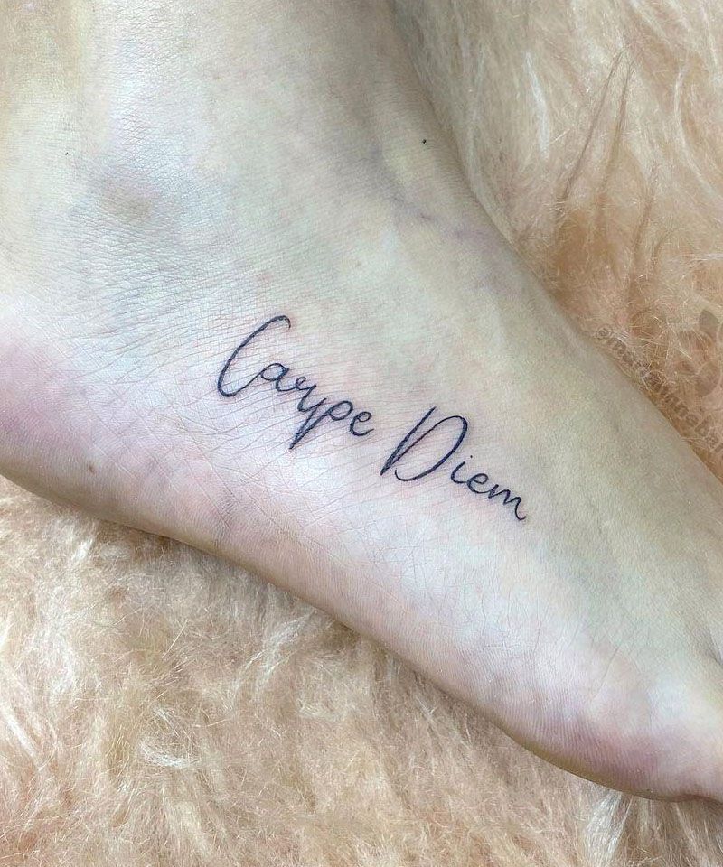30 Pretty Carpe Diem Tattoos to Inspire You
