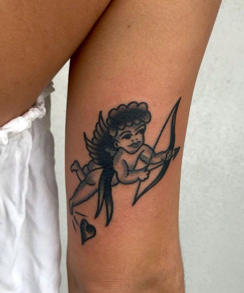 30 Cute Cupid Tattoos for Your Inspiration