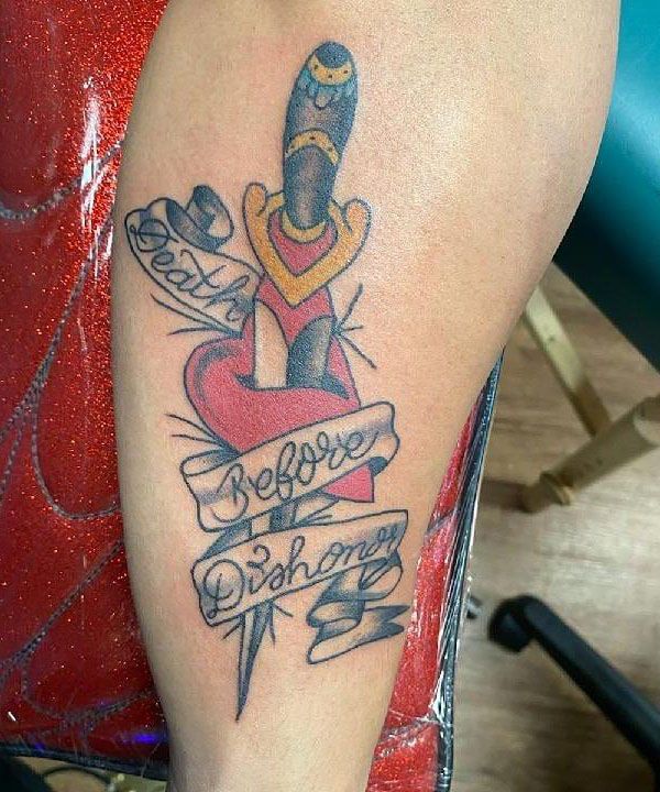 30 Unique Death Before Dishonor Tattoos You Must See