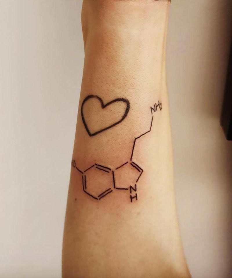 30 Elegant Serotonin Tattoos to Inspire You