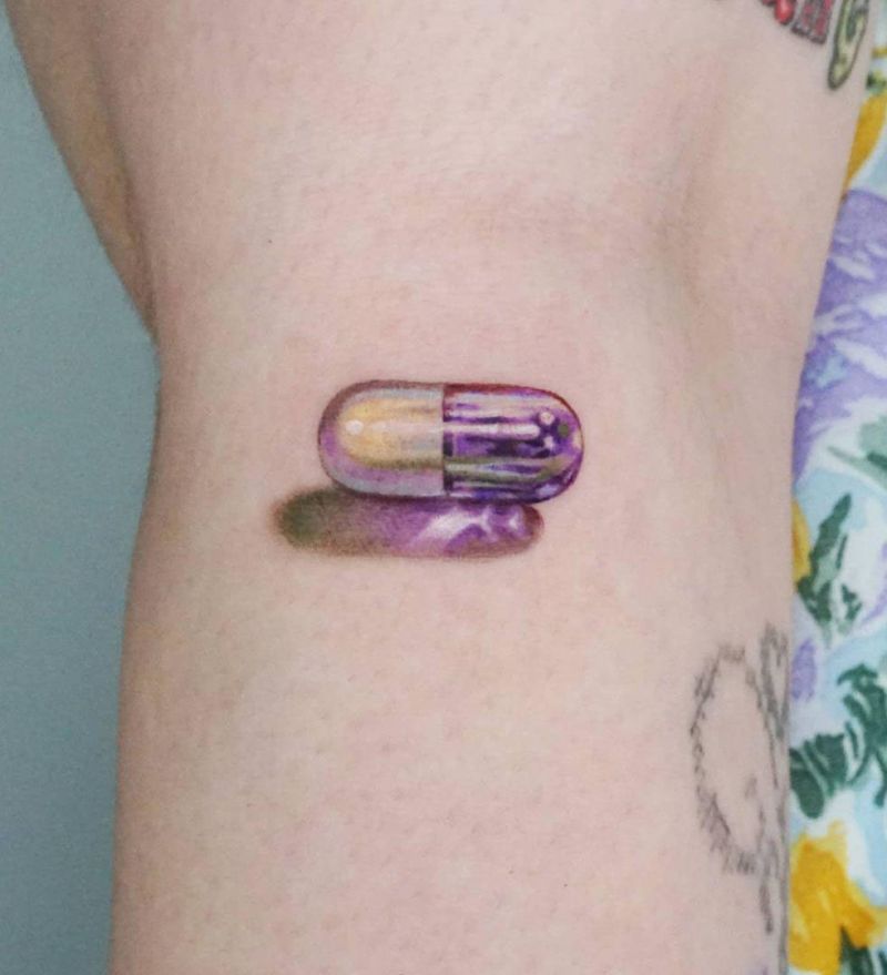 30 Elegant Pill Tattoos Make You Attractive