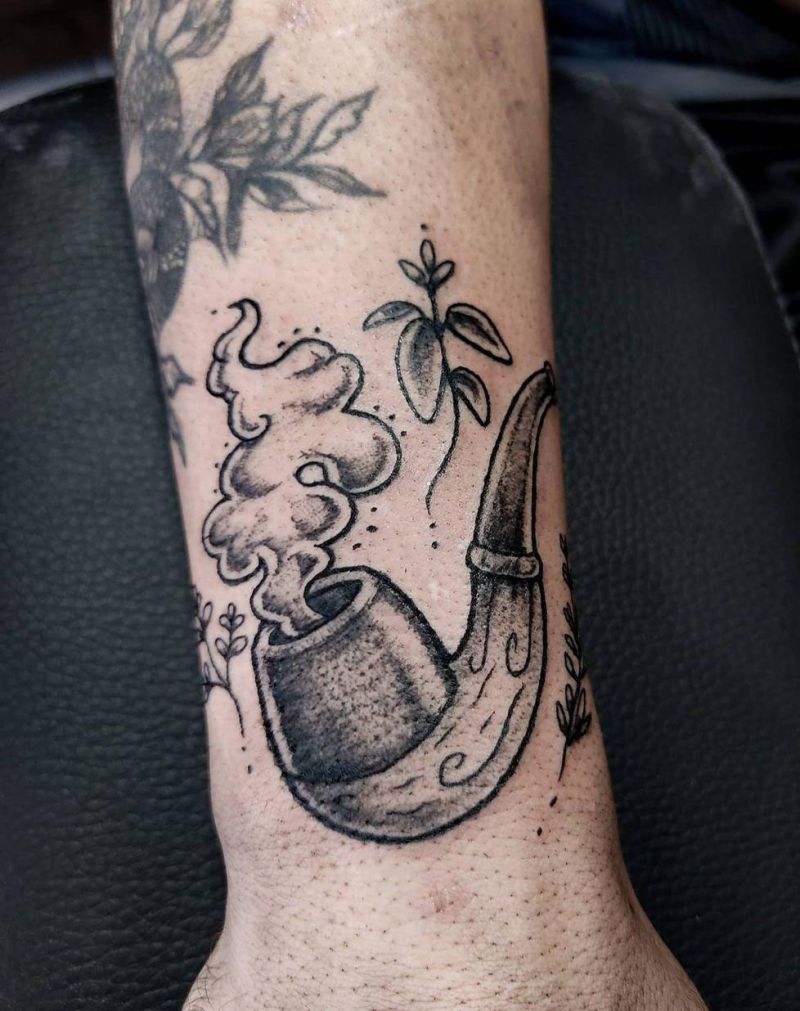 30 Great Pipe Tattoos You Must Love