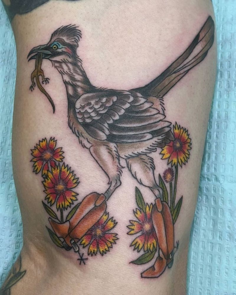 30 Unique Roadrunner Tattoos for Your Inspiration