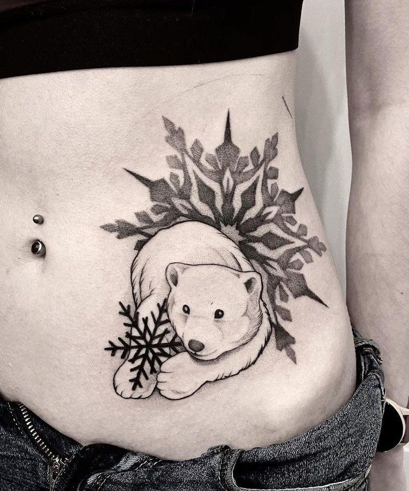 30 Elegant Polar Bear Tattoos You Must Love