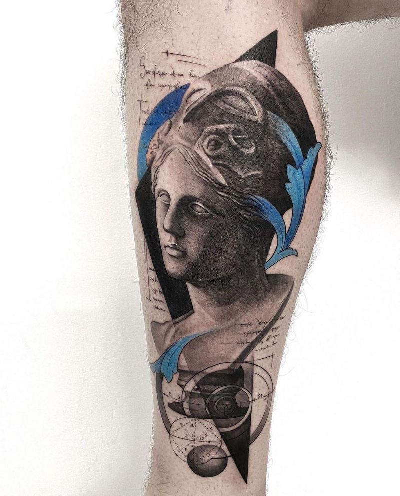30 Gorgeous Statue Tattoos You Can Copy