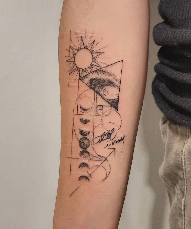 30 Classy Moon Phase Tattoos to Inspire You