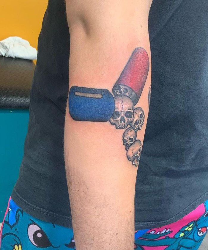 30 Elegant Pill Tattoos Make You Attractive