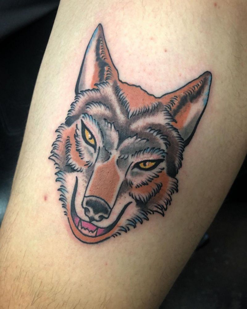 30 Great Coyote Tattoos You Must Copy