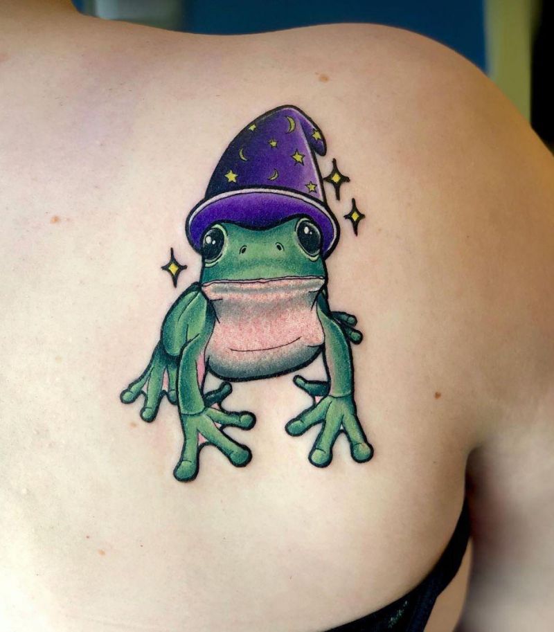 30 Great Frog Wizard Tattoos You Can Copy