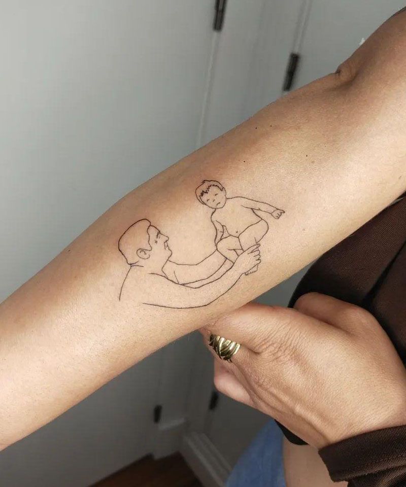 30 Elegant Line Tattoos You Can Copy