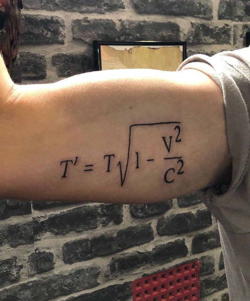 30 Great Equation Tattoos for Your Inspiration
