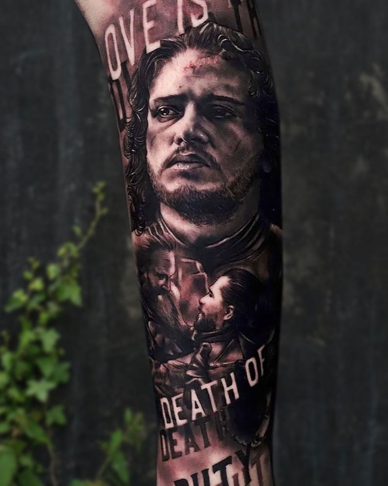 30 Cool Jon Snow Tattoos for Your Inspiration