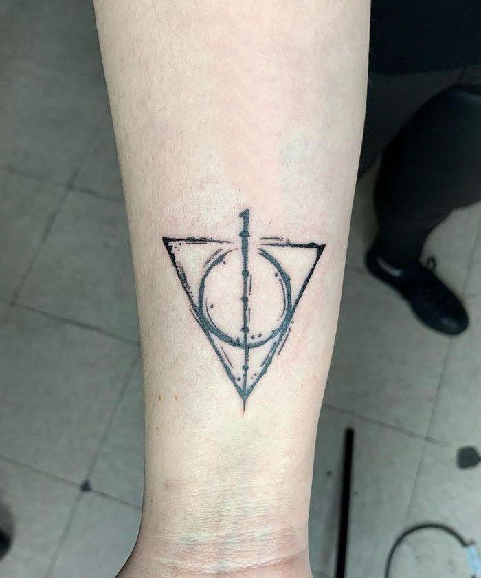 30 Classy Deathly Hallows Tattoos You Can Copy