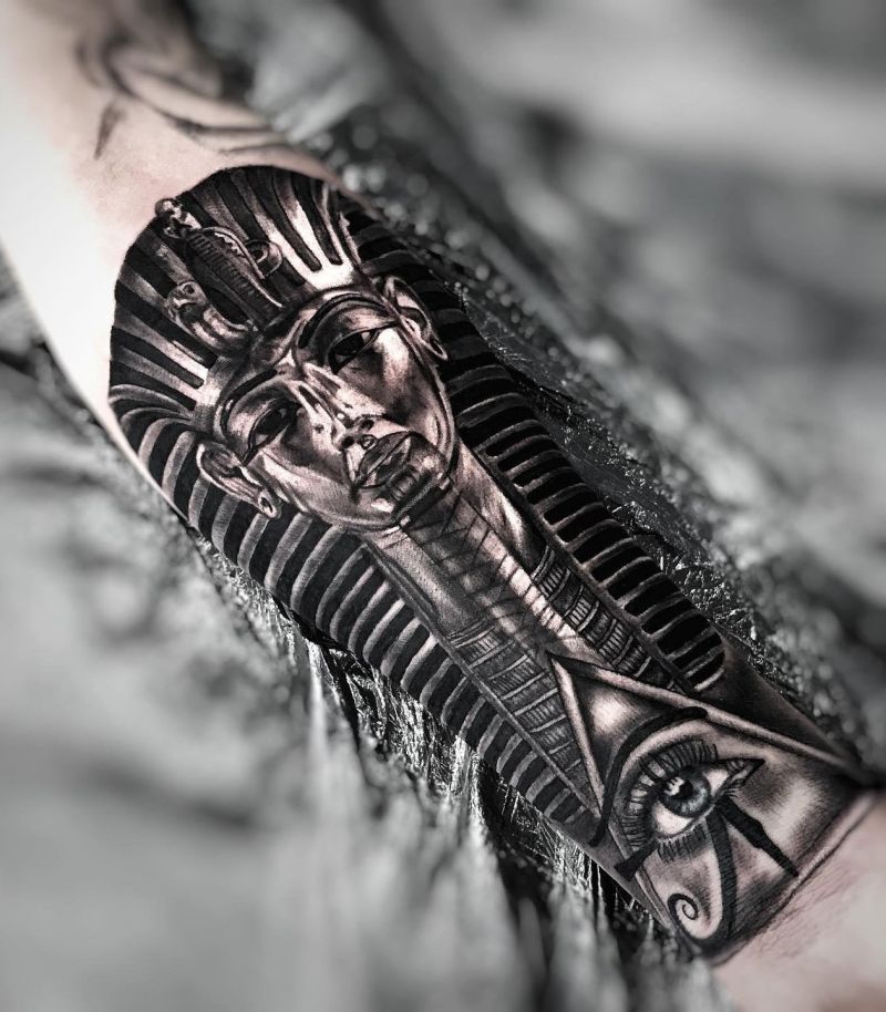 30 Great King Tut Tattoos to Inspire You