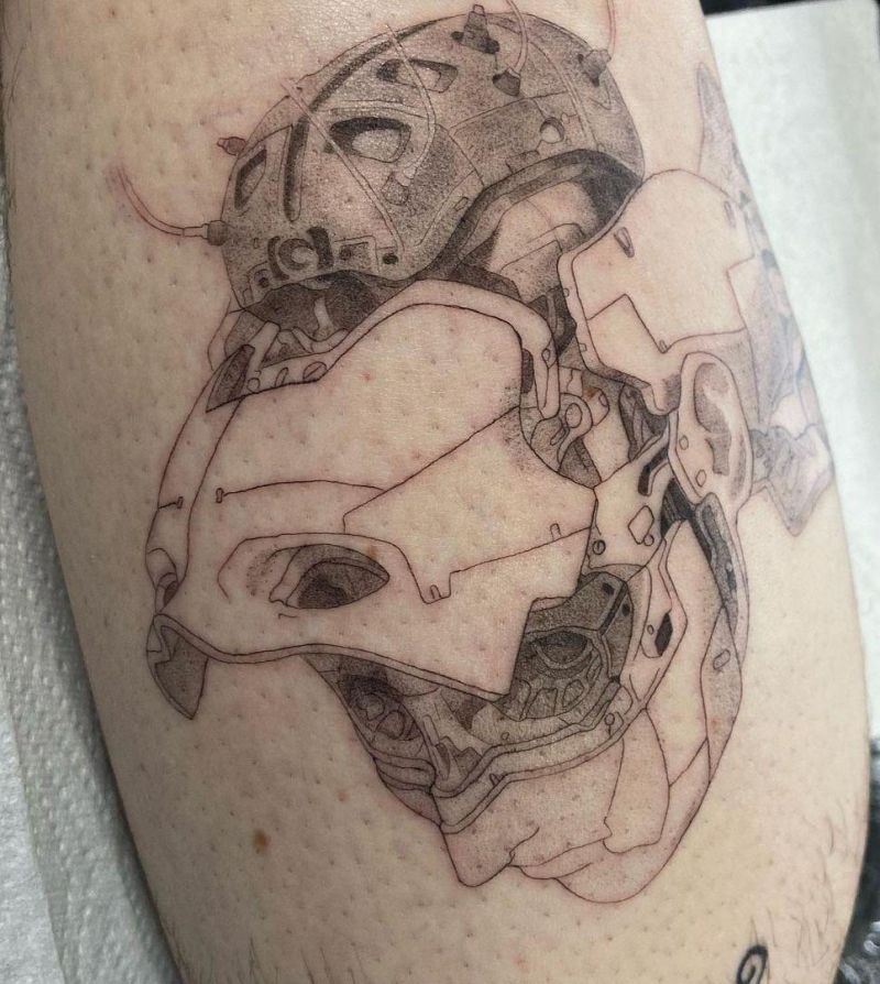 30 Great Cyborg Tattoos for Your Inspiration