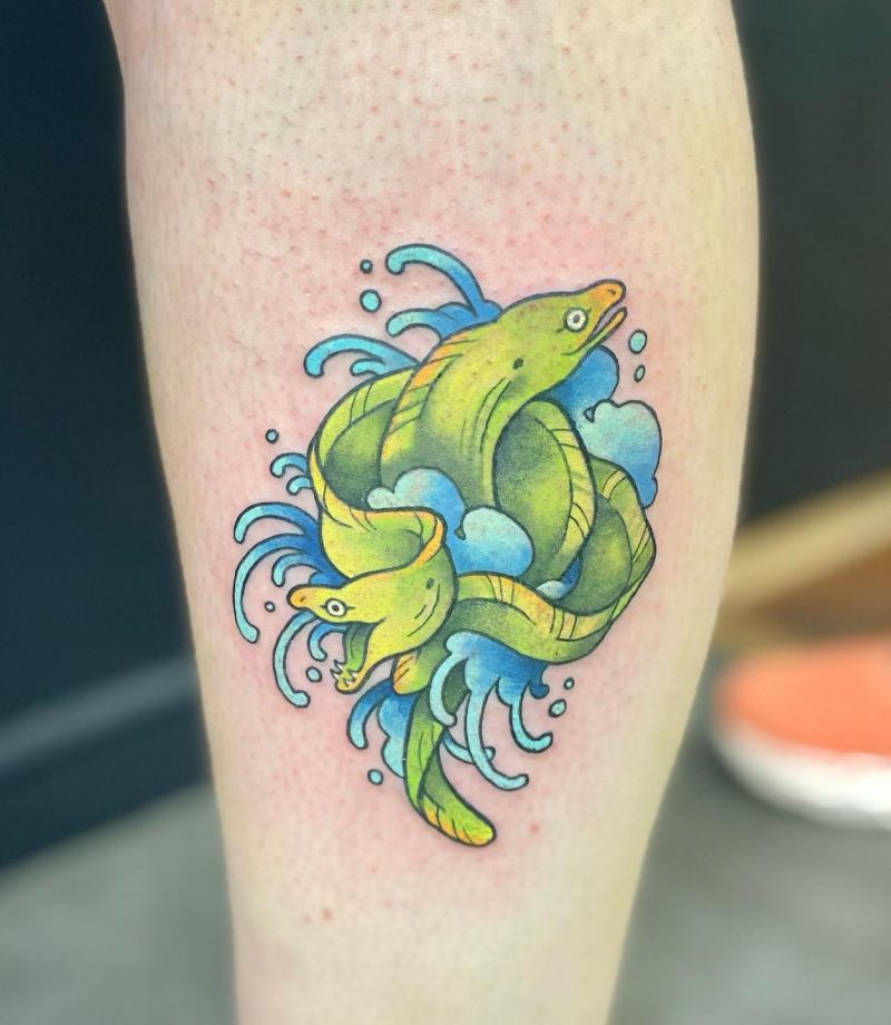 30 Unique Moray Eel Tattoos You Will Love