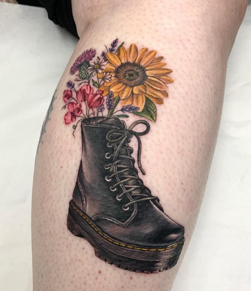 30 Classy Boot Tattoos You Can Copy