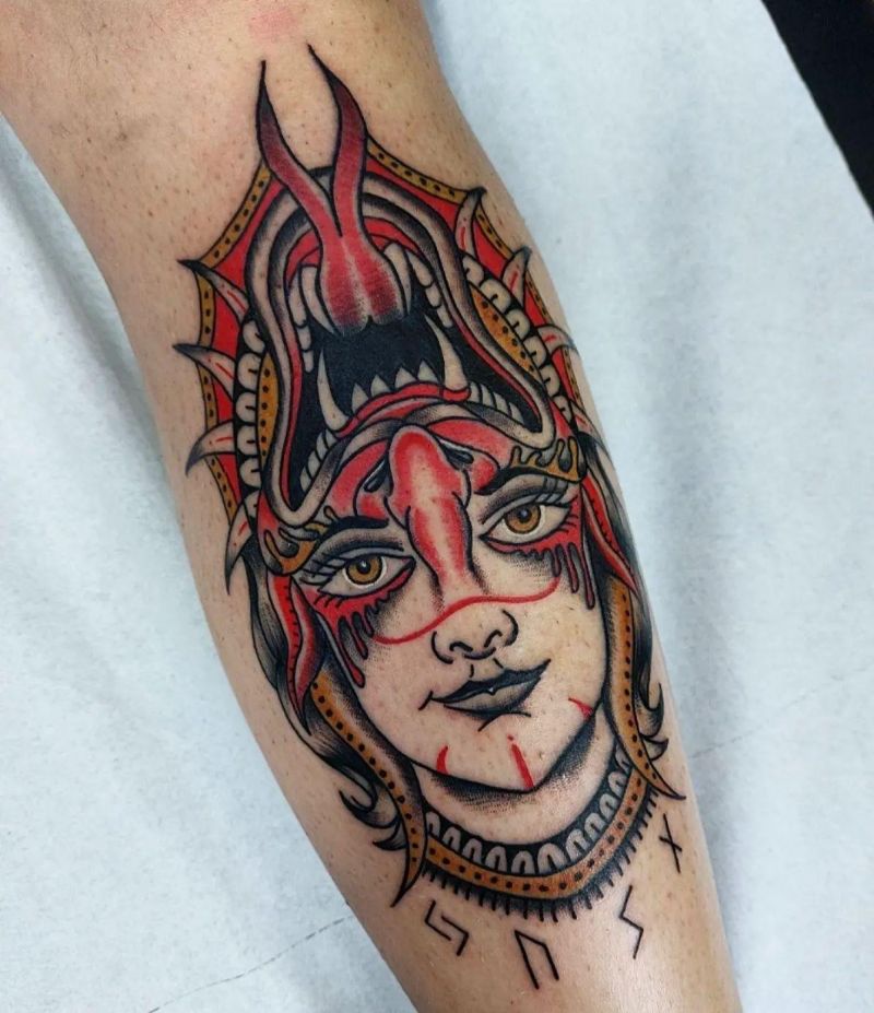 30 Classy Flip Face Tattoos You Can Copy