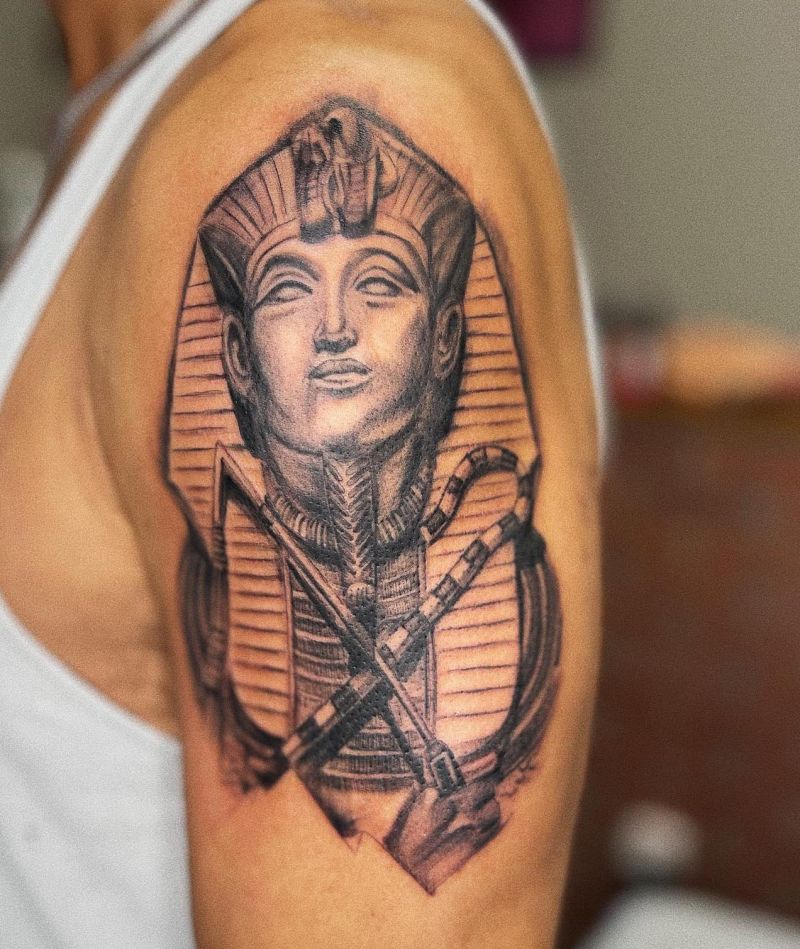 30 Great King Tut Tattoos to Inspire You