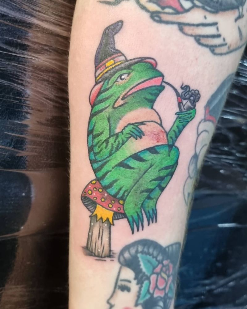 30 Great Frog Wizard Tattoos You Can Copy