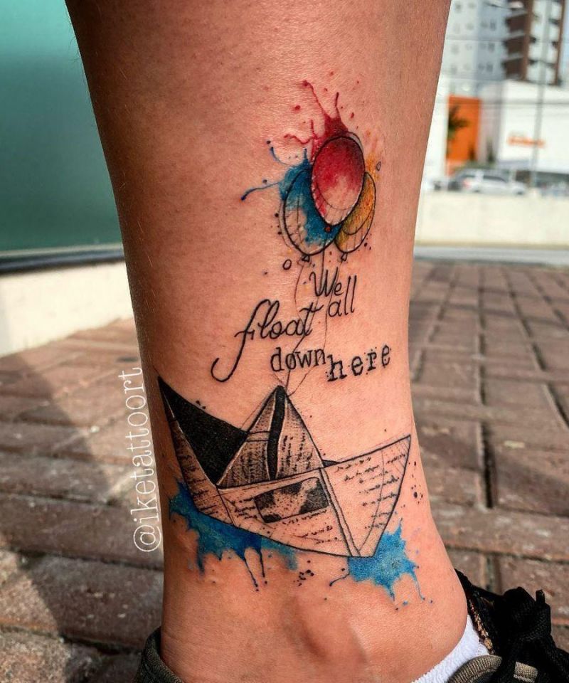 30 Classy Paper Boat Tattoos You Can Copy