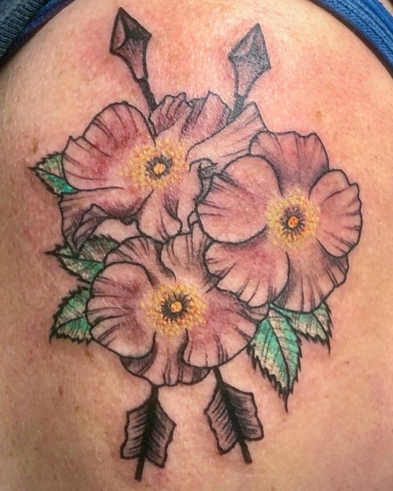 30 Unique Cherokee Rose Tattoos You Can Copy