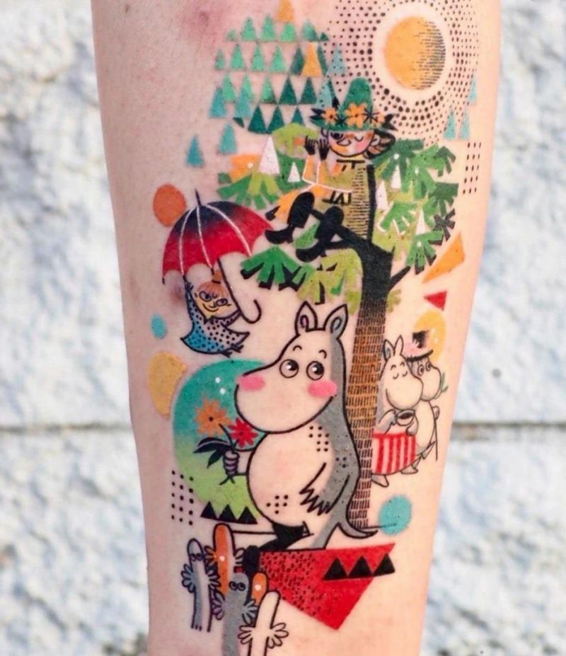 30 Cool Moomin Tattoos You Will Love