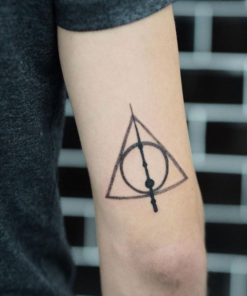 30 Classy Deathly Hallows Tattoos You Can Copy