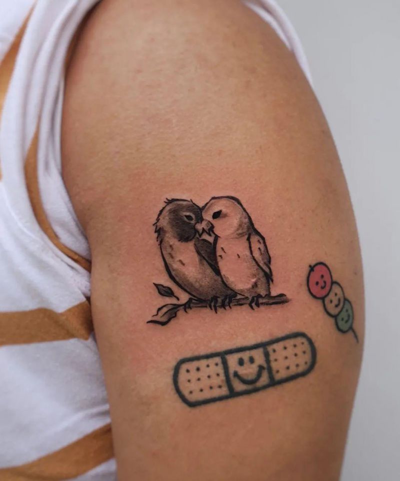 30 Unique Lovebird Tattoos You Can Copy