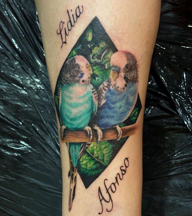 30 Unique Lovebird Tattoos You Can Copy