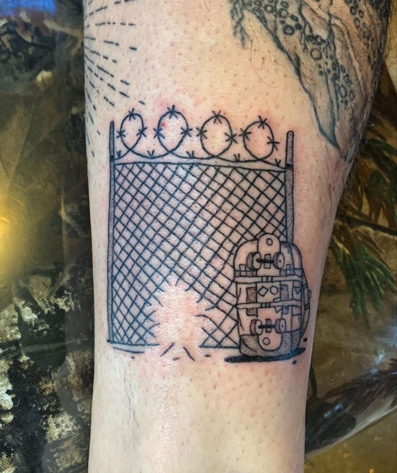 30 Cool Fence Tattoos for Your Inspiration
