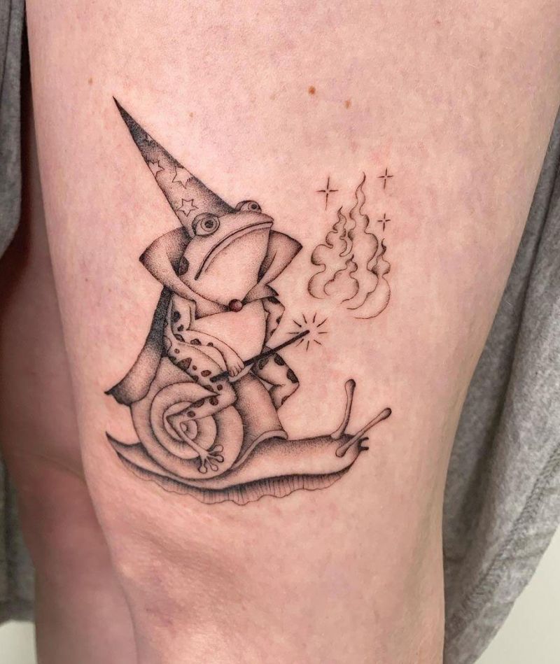 30 Great Frog Wizard Tattoos You Can Copy