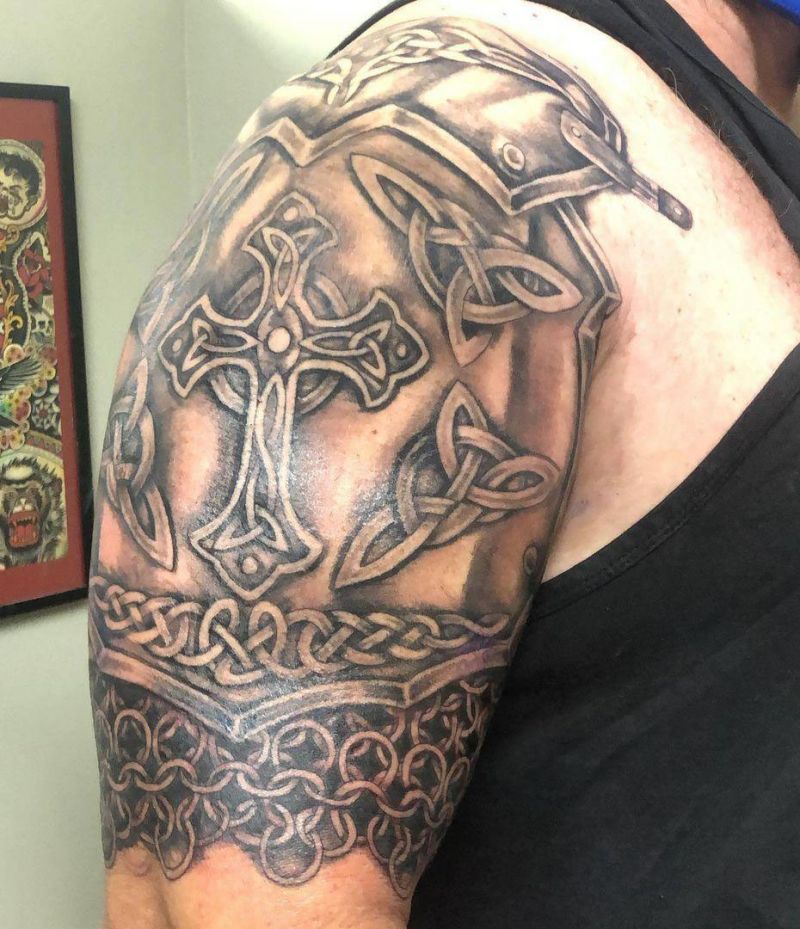 30 Classy Chain Mail Tattoos You Will Love