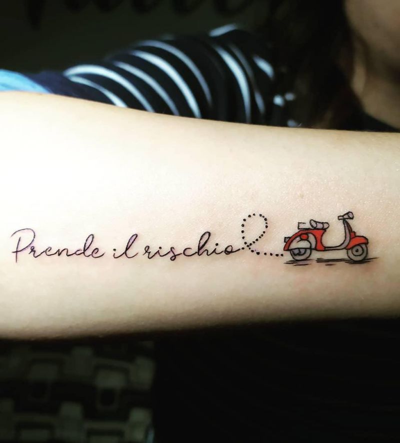 30 Unique Scooter Tattoos for Your Inspiration