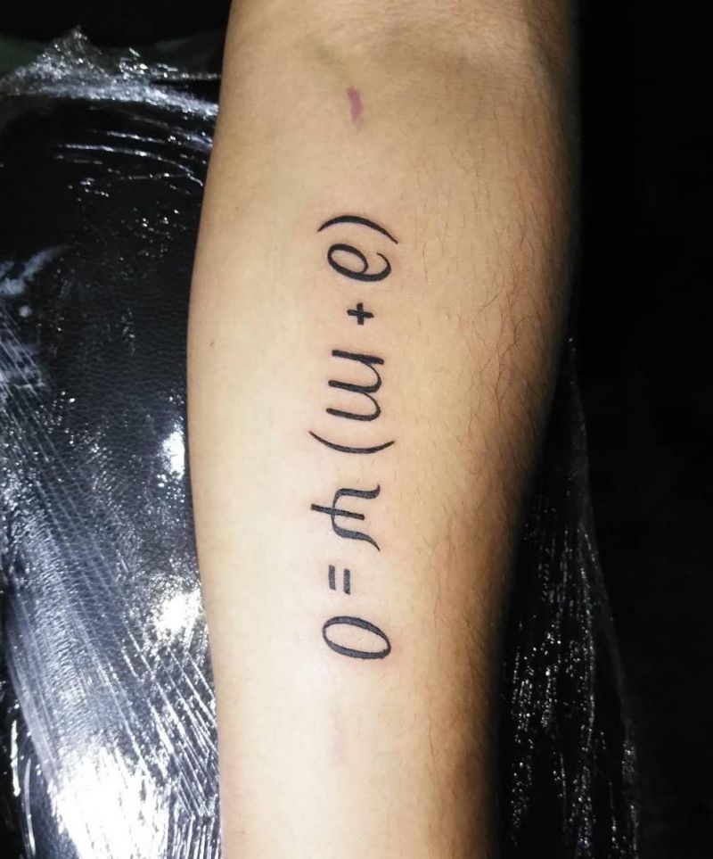 30 Great Equation Tattoos for Your Inspiration