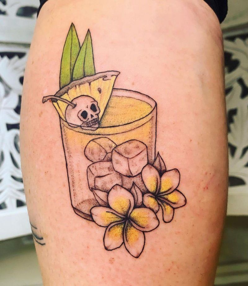 20 Elegant Cocktail Tattoos Make You Attractive