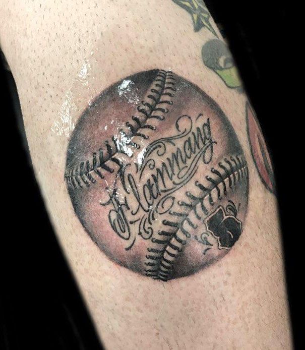 20 Excellent Softball Tattoos You Must Love