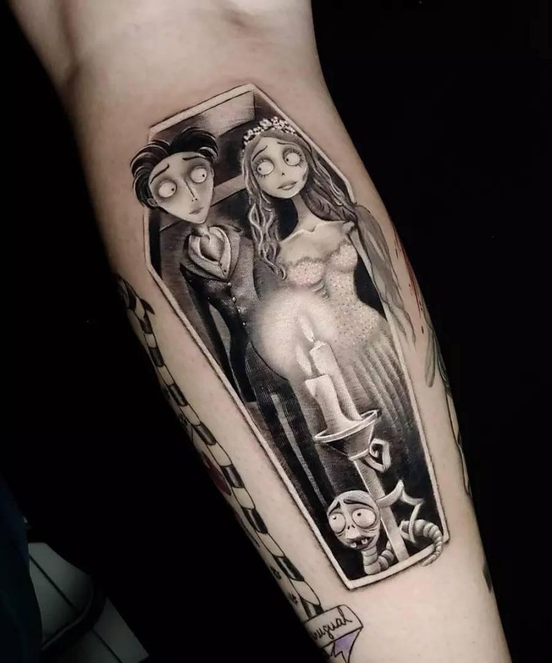 30 Cool Corpse Bride Tattoos for Your Inspiration