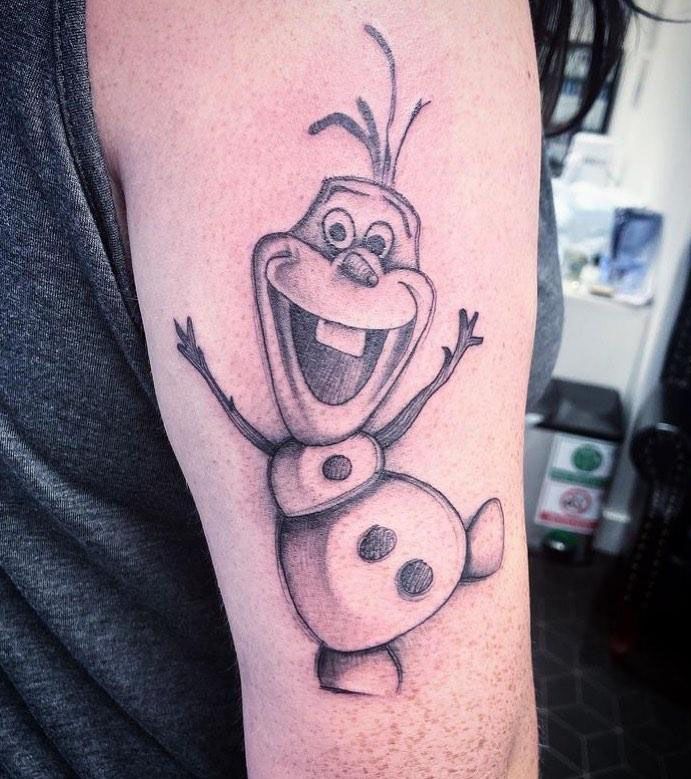 20 Cute Olaf Tattoos for Your Inspiration