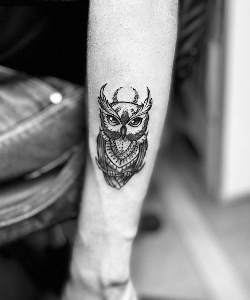 20 Unique White Owl Tattoos for Your Inspiration