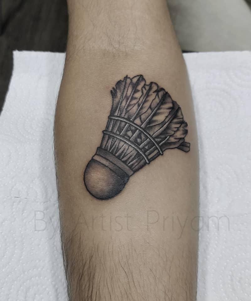 20 Cool Badminton Tattoos You Can Copy