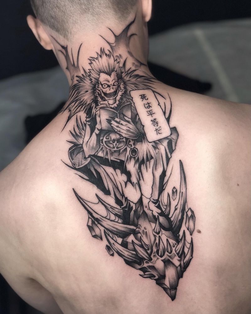 30 Excellent Deathnote Tattoos You Can’t Miss