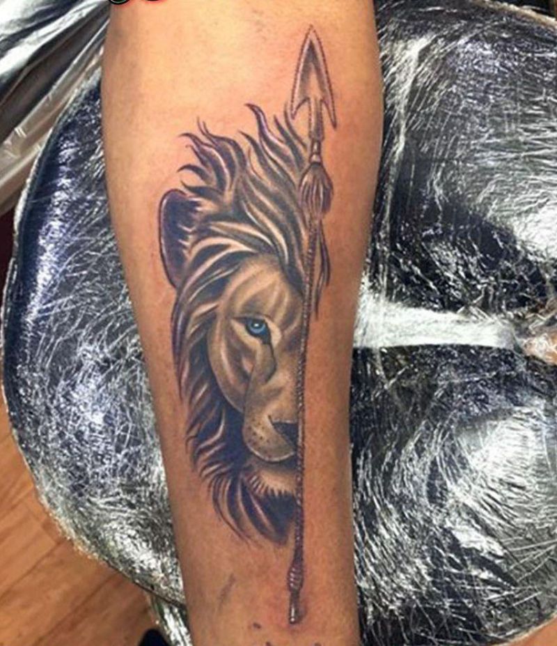 30 Unique Half Lion Tattoos for Your Inspiration